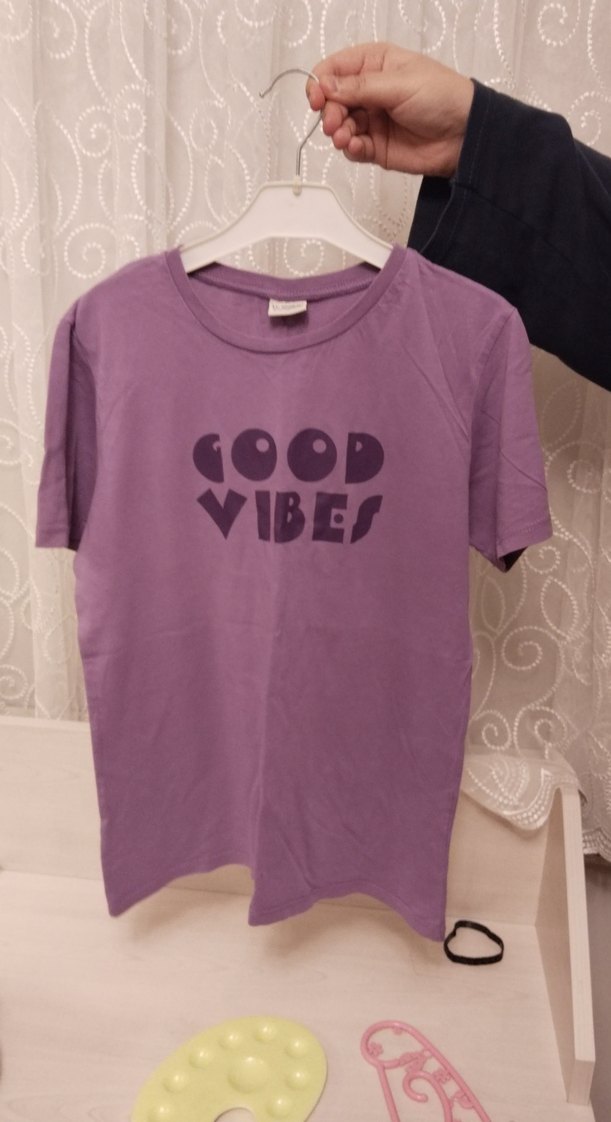 Mor Baskılı erkek çocuk Tişört - Görsel 3