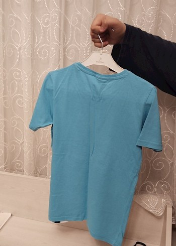 Erkek Çocuk Mavi Baskılı Tişört - Görsel 6