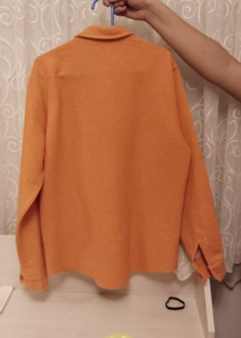 Turuncu Düğmeli Uzun Kollu Erkek Gömlek - Görsel 7