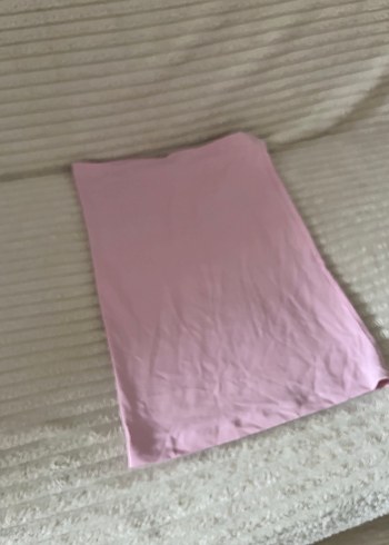 Kadın pembe crop esnek - Görsel 2