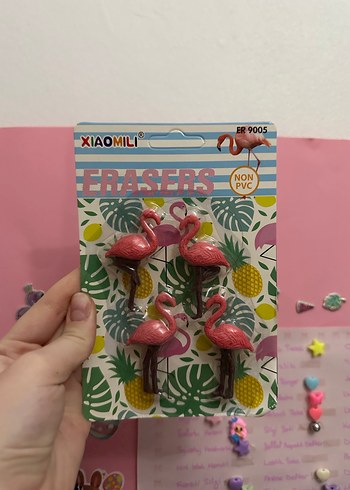 Flamingo Silgi Seti - Görsel 2