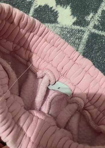 Pembe Rahat Kesim Kadın Eşofman Altı - Görsel 2