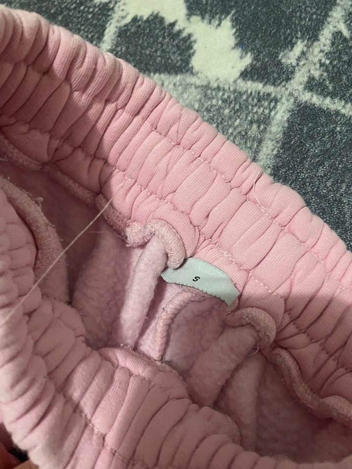 Pembe Rahat Kesim Kadın Eşofman Altı - Görsel 2