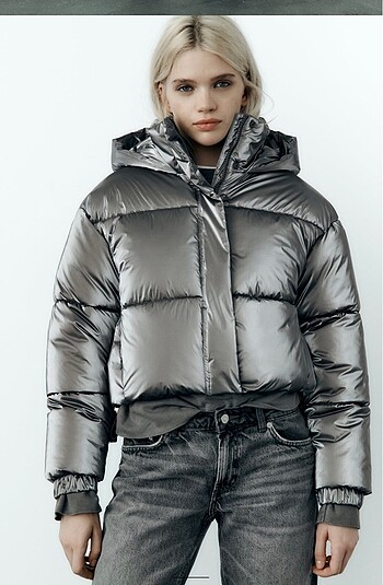 Zara anorak şişme mont