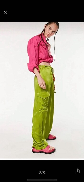 Twist Twist saten pantolon