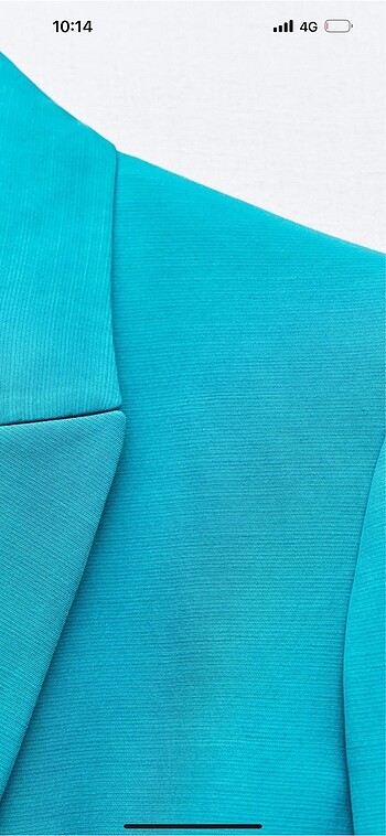 Zara düz kesim blazer ceket - Görsel 5