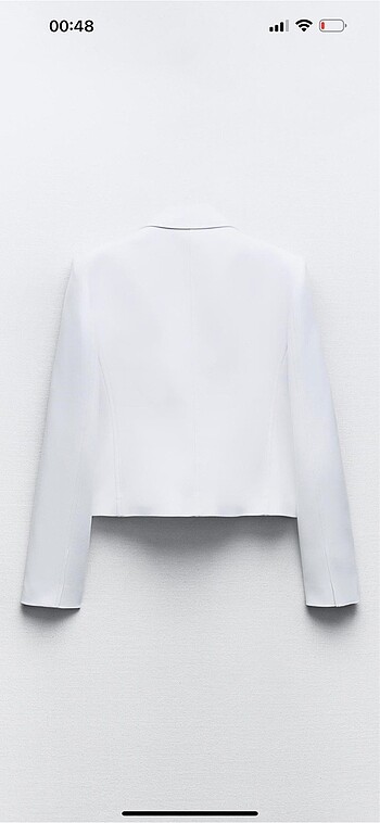 Zara kruvaze yaka blazer - Görsel 5