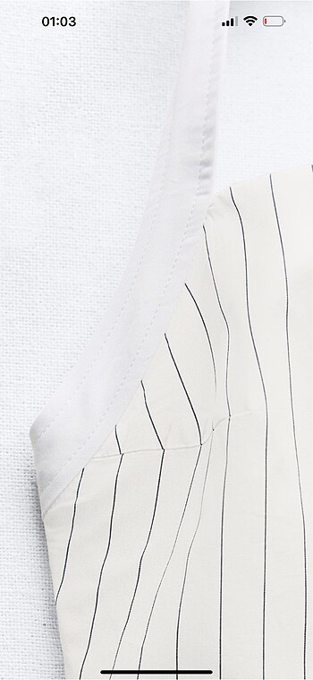 Zara halter yaka gabardin midi elbise - Görsel 8