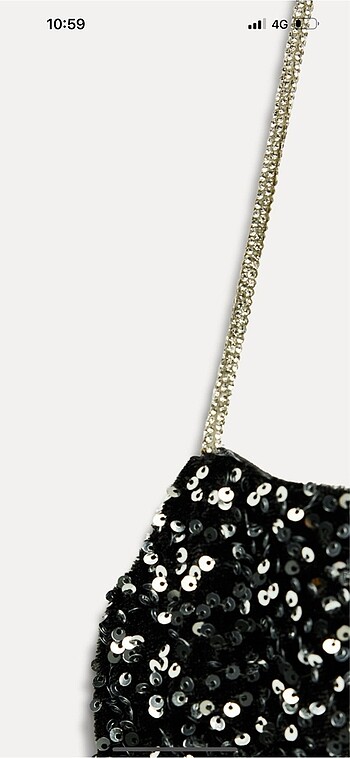 Zara payetli asimetrik elbise - Görsel 9