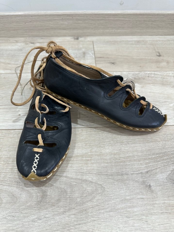 Deri yemeni sandalet babet - Görsel 3