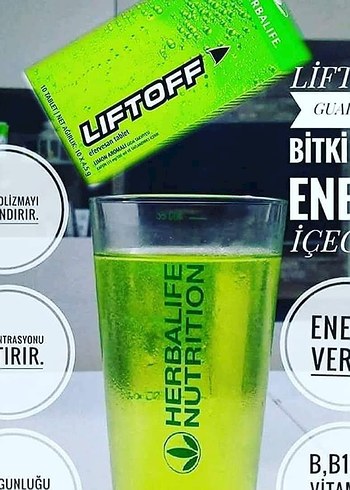 universal Beden Herbalife Liftoff Enerji Tableti 10x4.5g