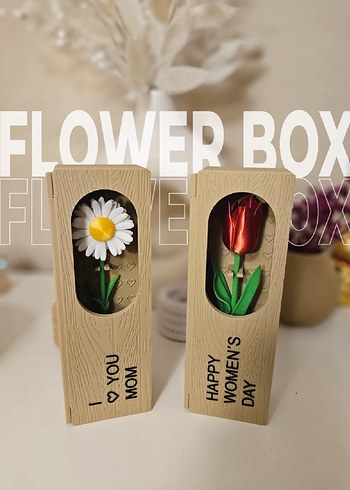 Sevgililer Günü Hediye Çiçekli Kutu - Görsel 3