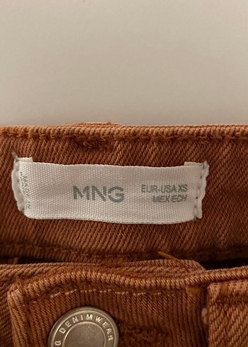 xs Beden Mango Teen Crop İspanyol Jean