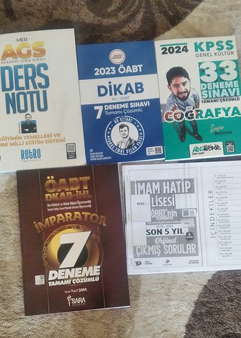 KPSS ve ÖABT Hazırlık Deneme Kitapları Seti