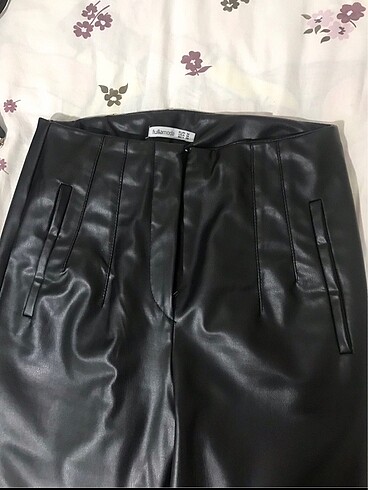 Deri zara pantolon - Görsel 4