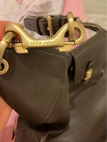 Beden Hugo boss acı kahve çanta