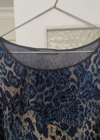 Zara midi boy leopar desenli salaş elbise - Görsel 3