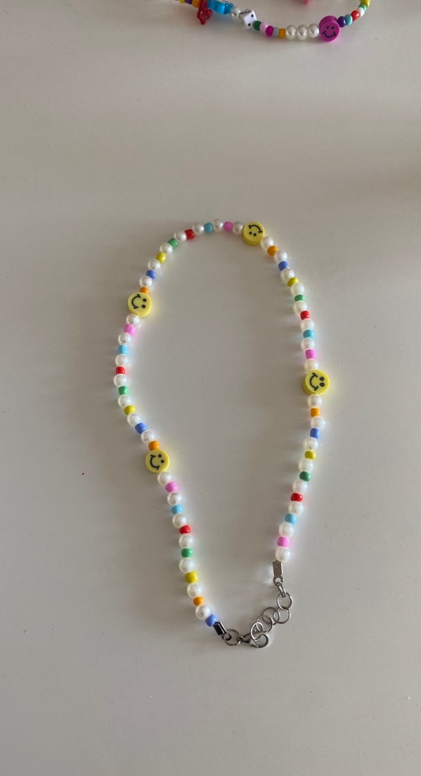 Renkli Boncuklu Midi Kadın Kolye - Görsel 2