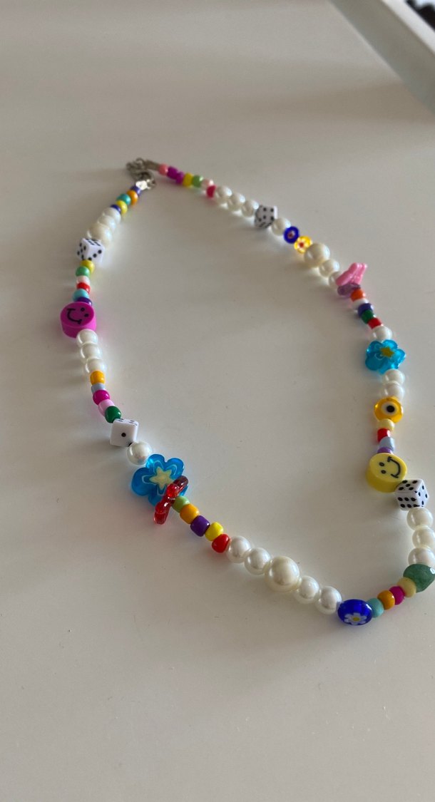 Renkli Boncuklu Bohem Midi Kolye - Görsel 3