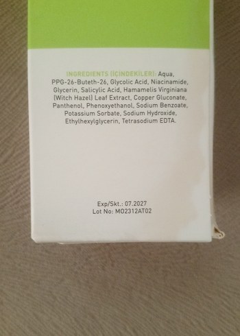 Diğer Mia AHA+BHA Toner 200 ml