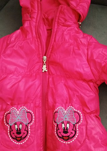 Diğer Kız Çocuk Pembe Fermuarlı Mont