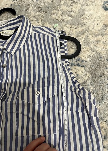 LCW WAİKİKİ Düğmeli Çizgili Kolsuz Gömlek - Görsel 7
