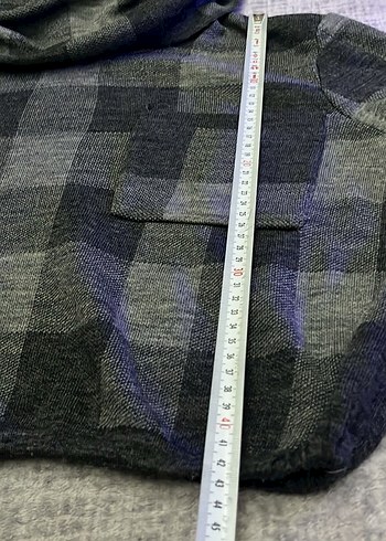 Kadın Gri Boğazlı Triko Salaş Kazak - Görsel 3