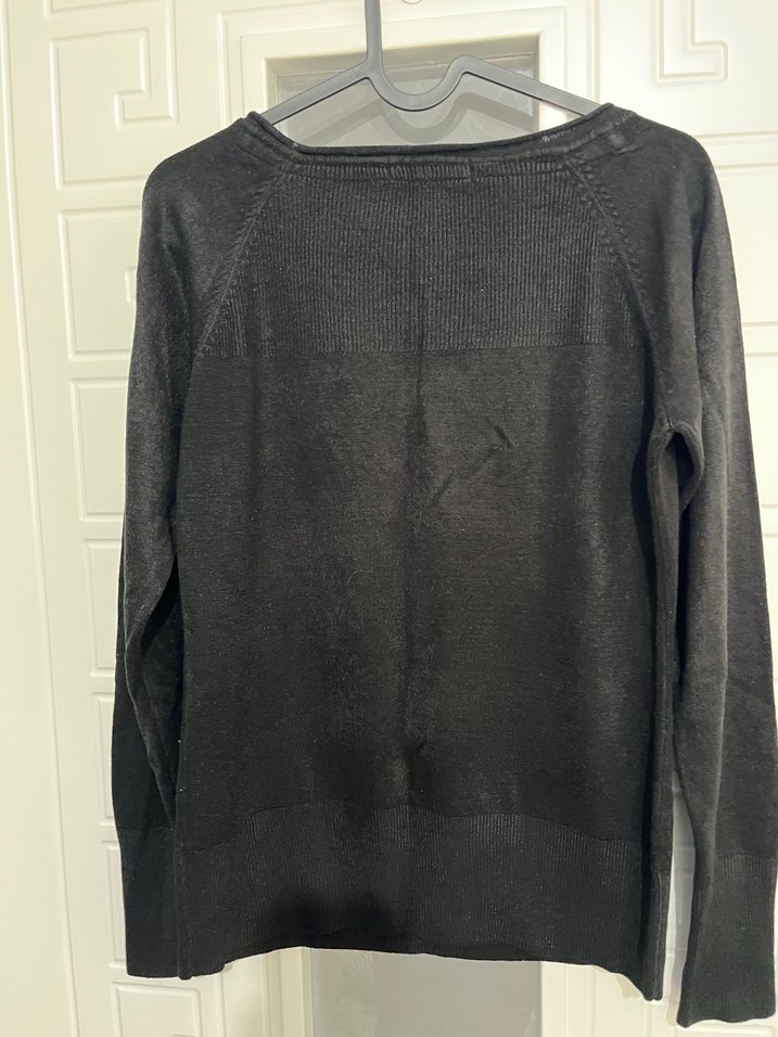 Koton Kadın Siyah Uzun Kollu Basic Kazak - Görsel 2