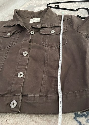 Kahverengi kot ceket - Görsel 5