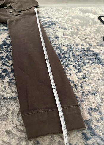 Kahverengi kot ceket - Görsel 7