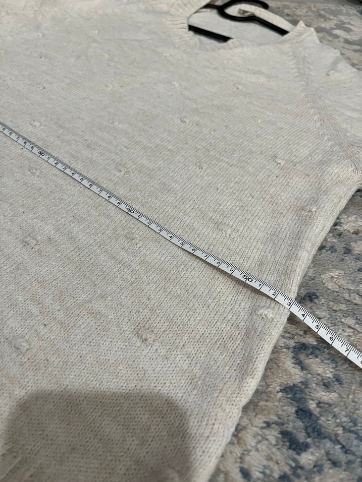 LC WAIKIKI krem V Yaka Kadın Kazak - Görsel 4