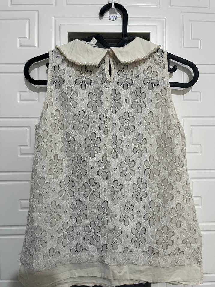 Koton krem Kolsuz Bluz - Görsel 2