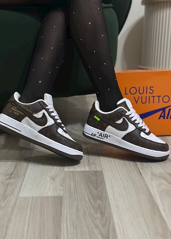 Nike Kahverengi Bağcıklı Street Style Kadın Spor Ayakkabı