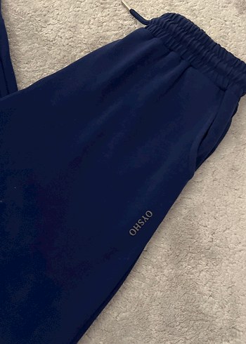 Lacivert Rahat Kesim Kadın Eşofman Altı - Görsel 2