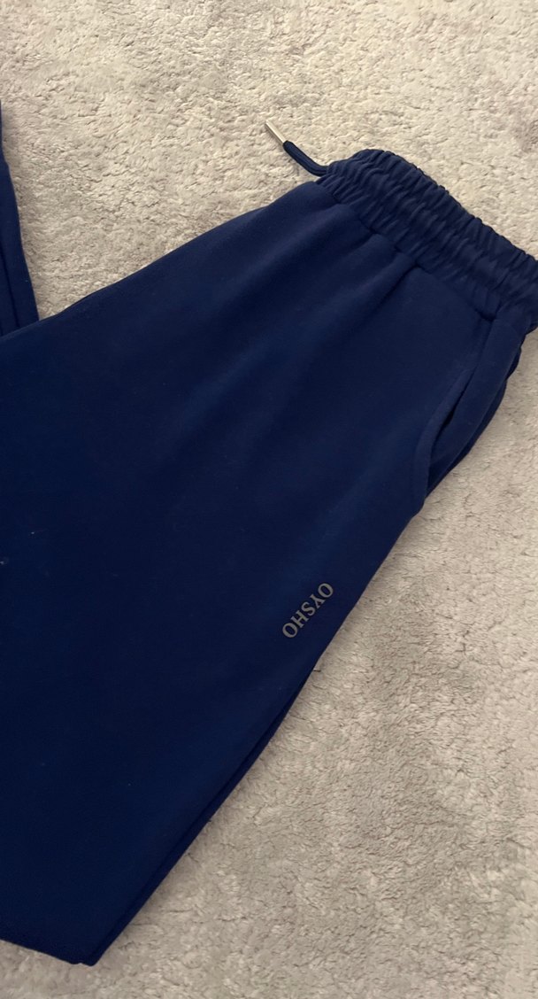 Lacivert Rahat Kesim Kadın Eşofman Altı - Görsel 2