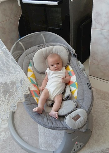 Gri Bebek Ana Kucağı ve Sepeti