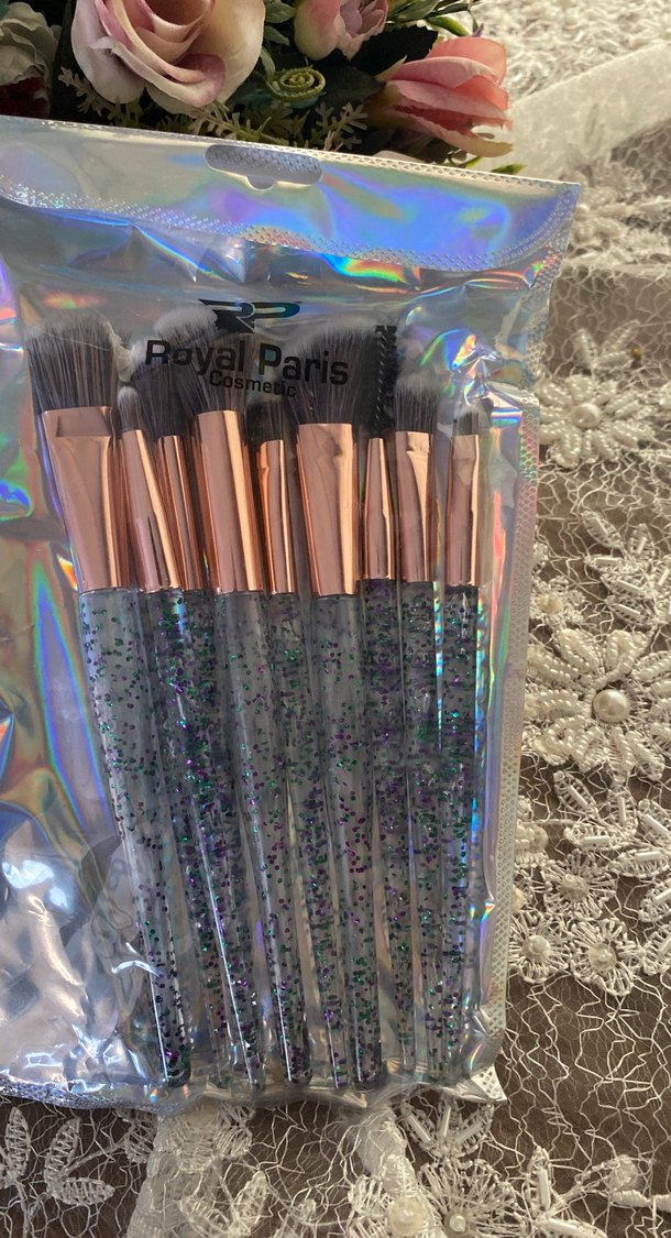 Renkli Makyaj Fırça Seti 2'li - Görsel 3