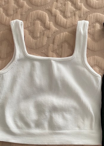 Diğer Beyaz ve Siyah Midi Street Wear Bralet
