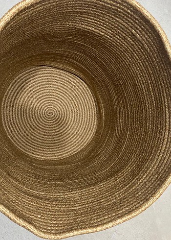 Beden Kahverengi Oval Hasır Halı
