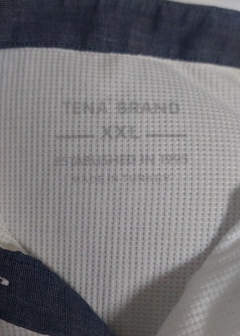 2xl Beden beyaz Renk Tena erkek tişört
