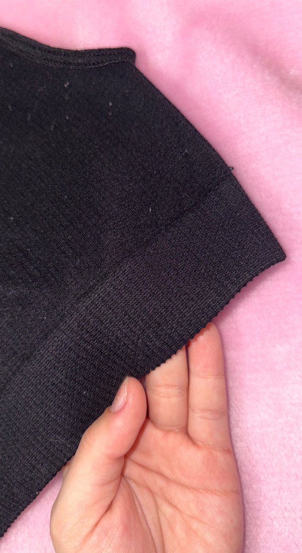 Siyah düz crop - Görsel 2