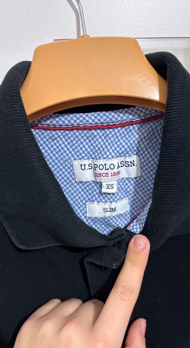 Erkek Siyah Polo Yaka Kısa Kollu Tişört - Görsel 3