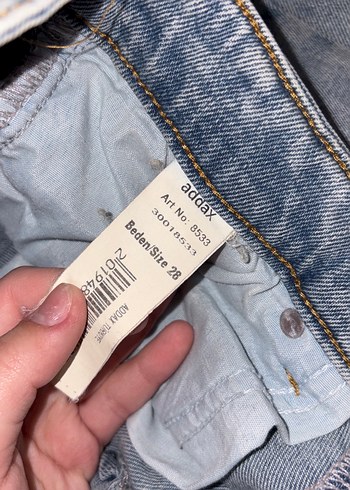 Kadın Loose Fit Midi Denim Pantolon - Görsel 3