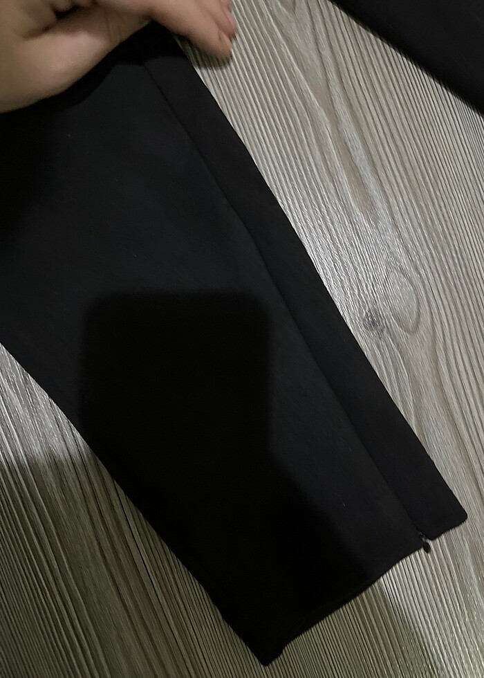 Mango yüksek bel süet tayt - Görsel 4