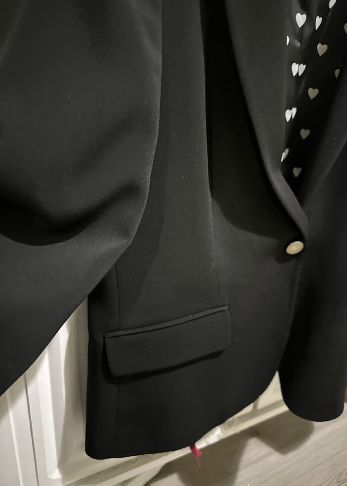 Koton siyah blazer ceket - Görsel 3