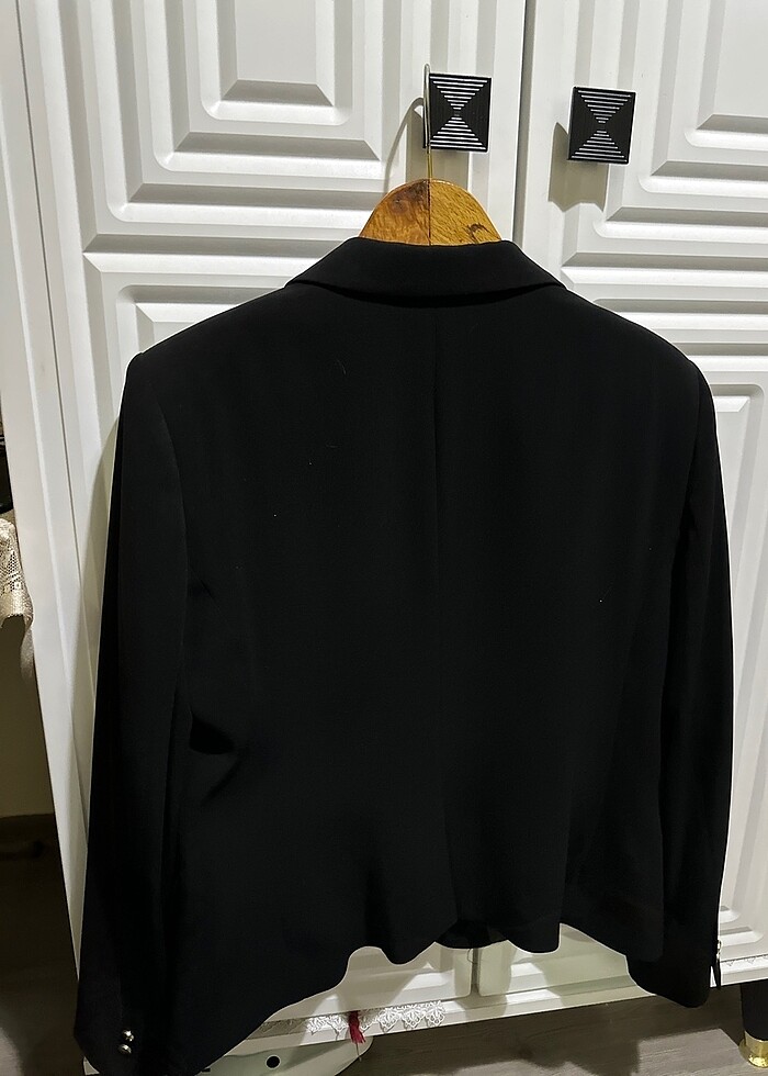 Koton siyah blazer ceket - Görsel 5