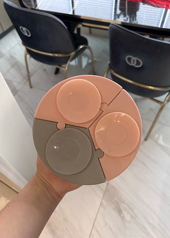 Çocuklar için Bölmeli Tabak, Kaşık ve Çatal Seti - Görsel 2