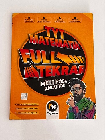 TYT MATEMATİK MERT HOCA 30 GUNDE FULL TEKRAR F10 YAYINLARI