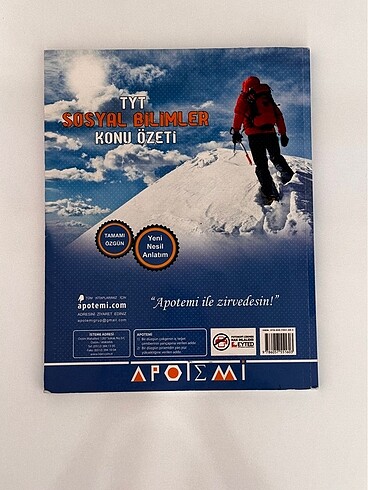 APOTEMİ TYT SOSYAL BİLİMLER KONU ÖZETİ KİTABI YKS