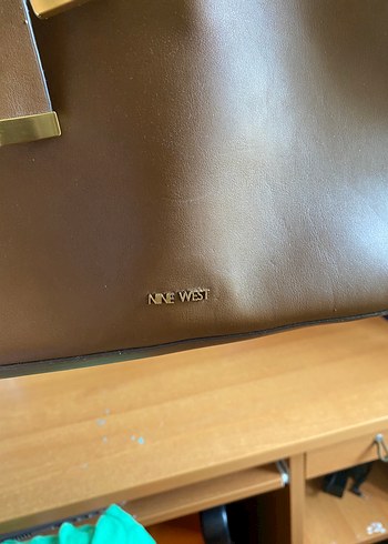  Beden Ninewest markası Kahverengi Deri Kadın Çanta